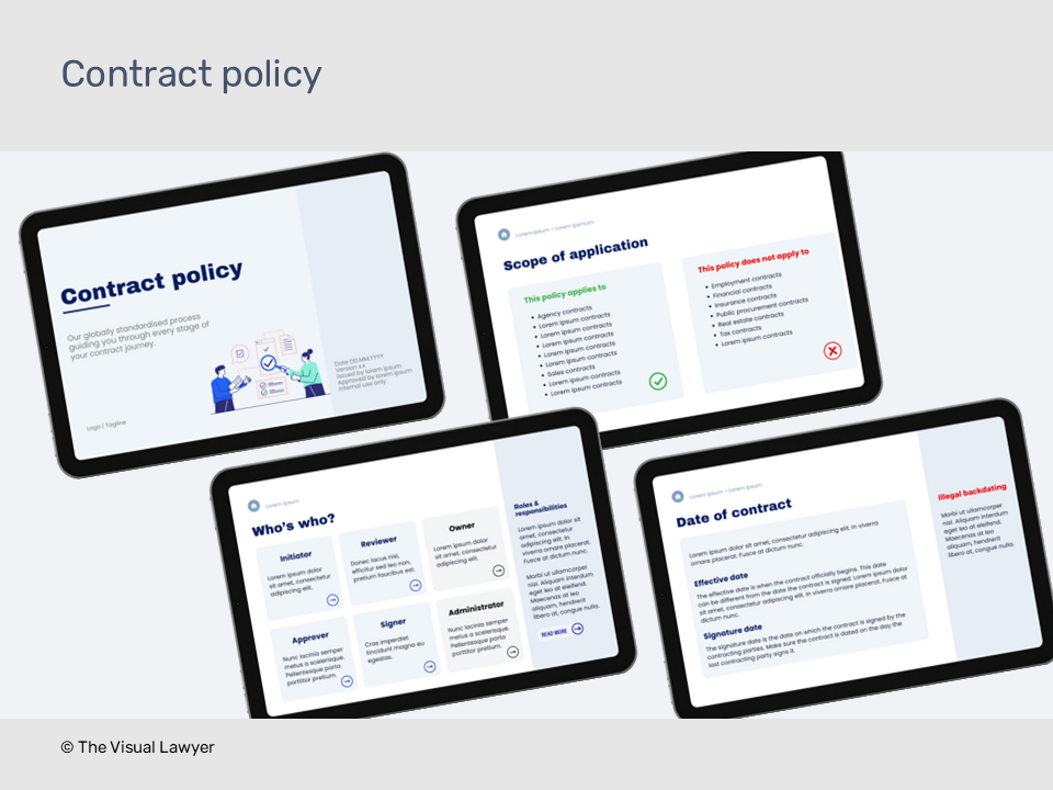 Policy design